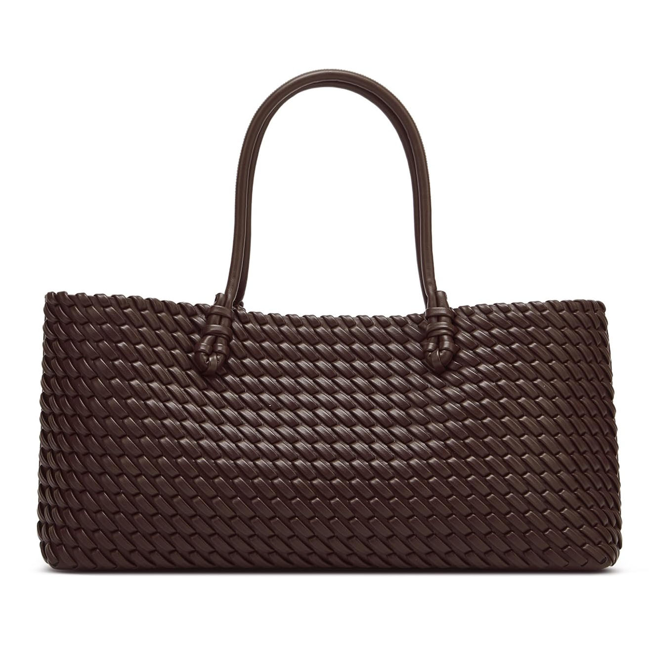 Leatherwork Wallet - Woven Tote Bag Women Large Shoulder