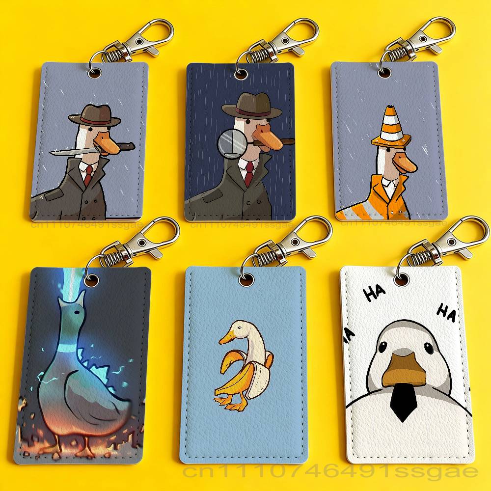 Cartoon Cute Goose Duck Badge  - огляд і ціна Leather Working