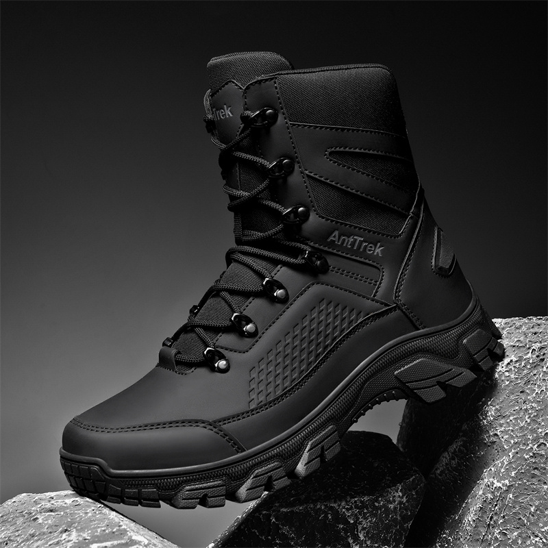 2025 New Tactical Boots Men Bo - огляд і ціна Leather Work Flats