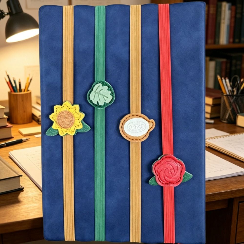 Vintage Elastic Bands Leather  - огляд і ціна Leather Work Notebook