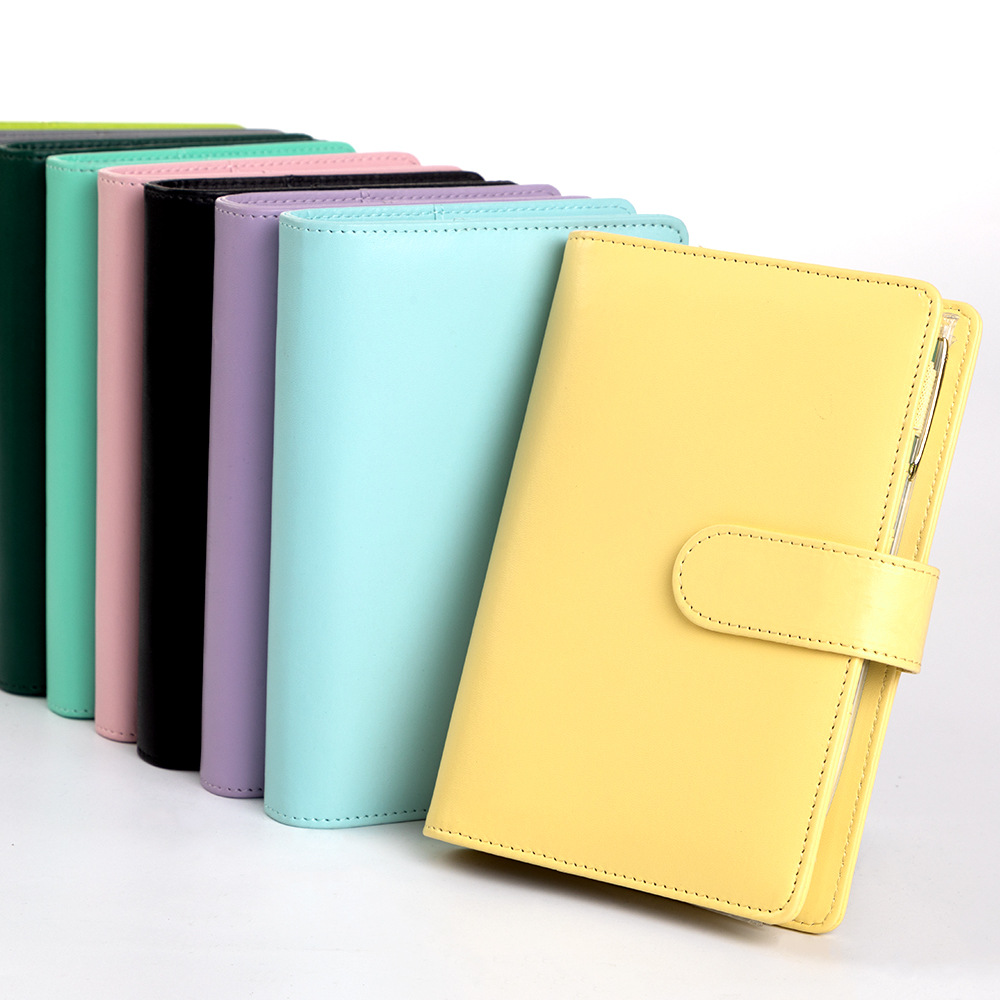 A6 Macaron PU Leather Binder N - огляд і ціна Leather Work Notebook