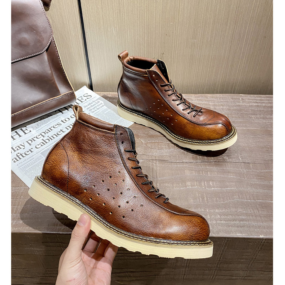 Men's Genuine Leather Hollow O - огляд і ціна Leather Work Western