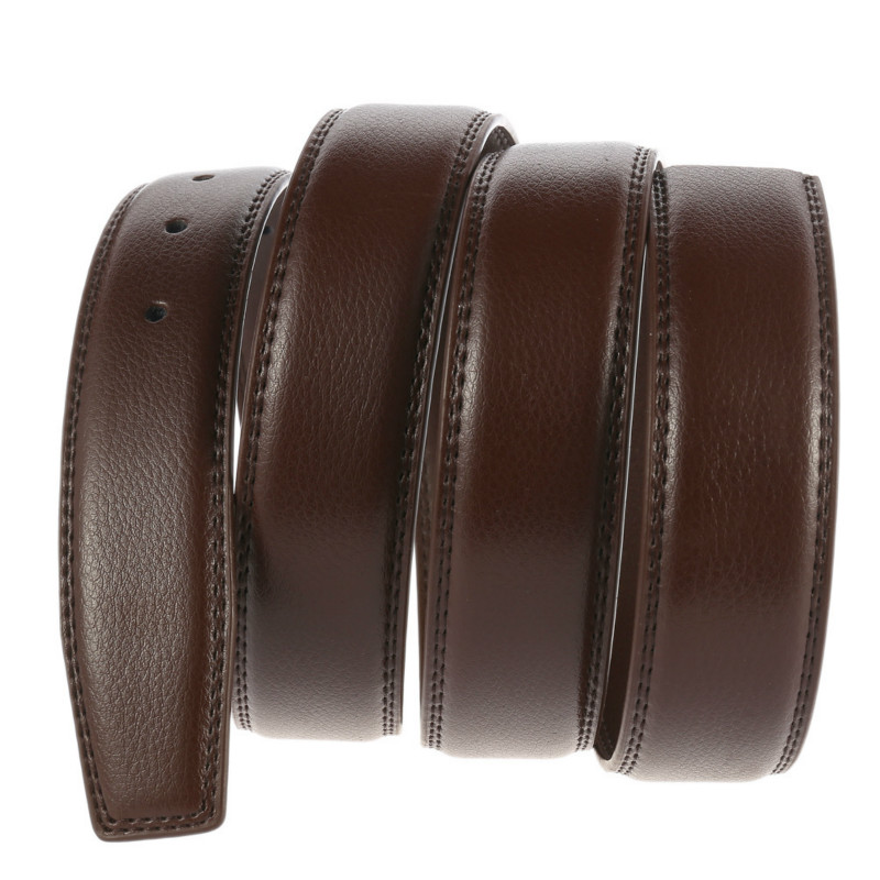 Luxury Men Belts Solid Genuine - огляд і ціна Leather Work Jeans