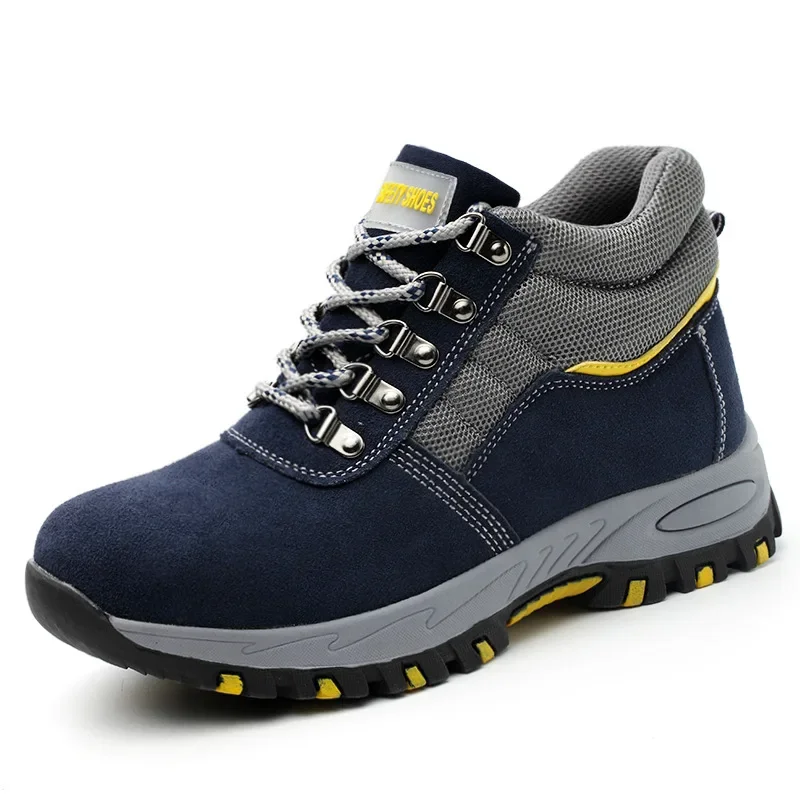 High Quality Men Safety Boots  - огляд і ціна Leather Work Flats