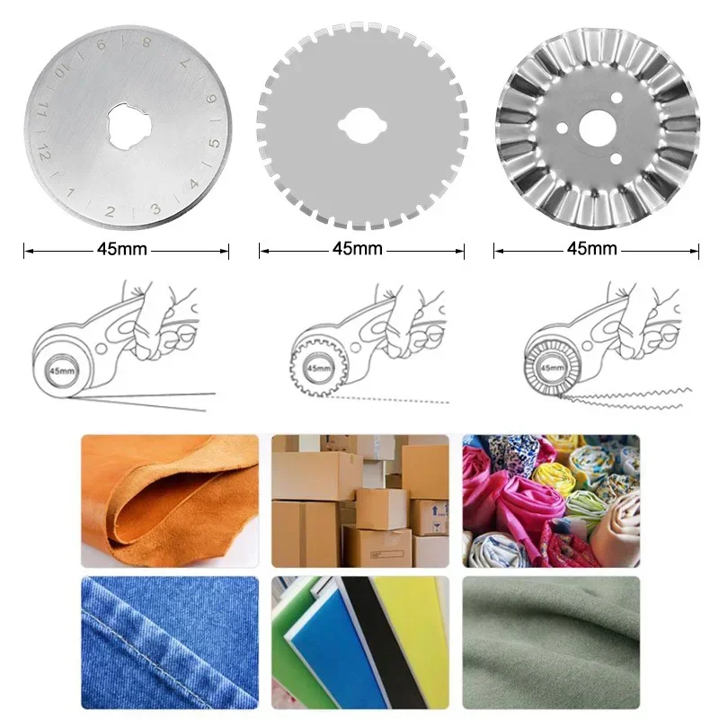 45MM Roller Wheel Knife Cloth  - огляд і ціна Leatherwork Knives