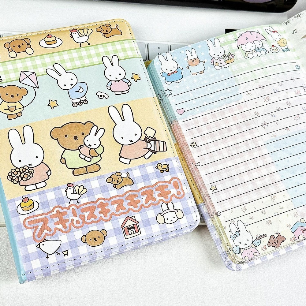 Miffy Rabbit Collage Notebook  - огляд і ціна Leather Work Notebook