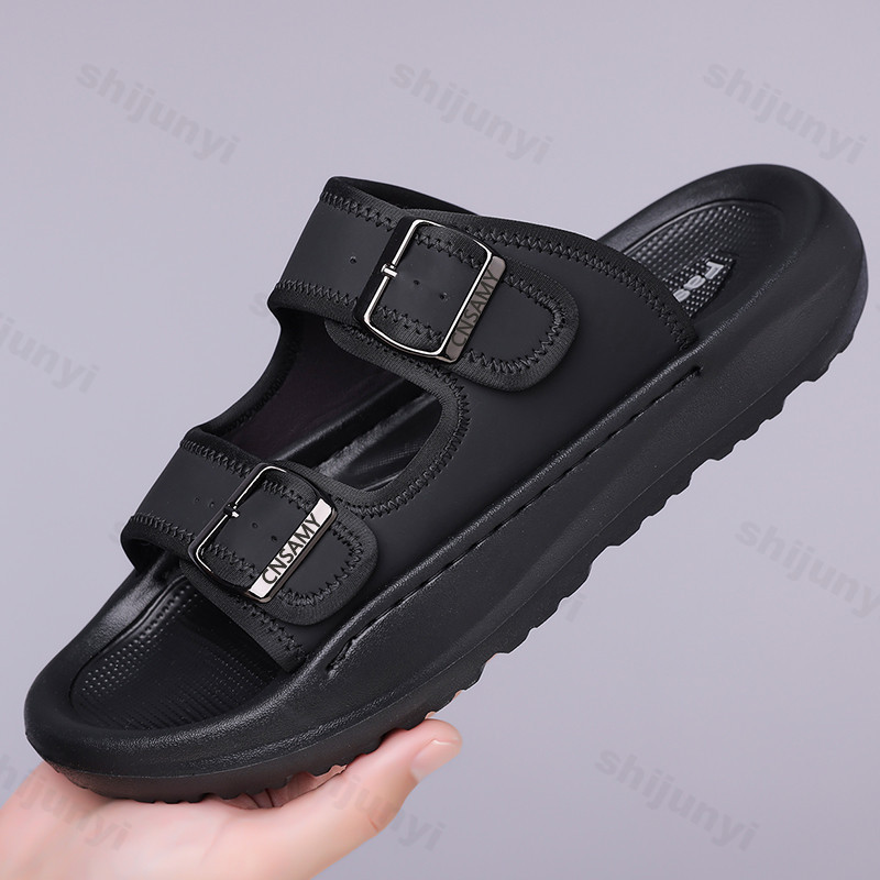 Men's Slippers 2025 Summer Bre - огляд і ціна Leather Work Flats