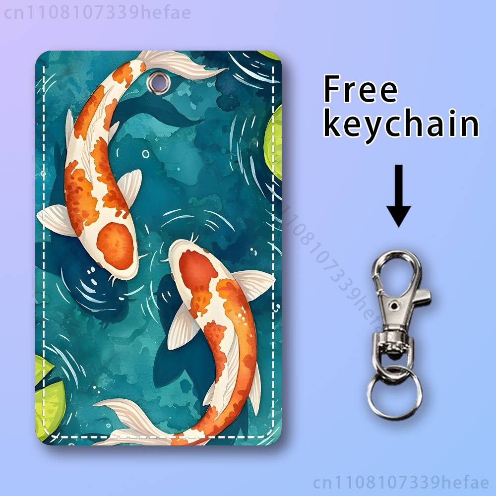 Koi Carp Painting Art Holder F - огляд і ціна Leatherwork Art
