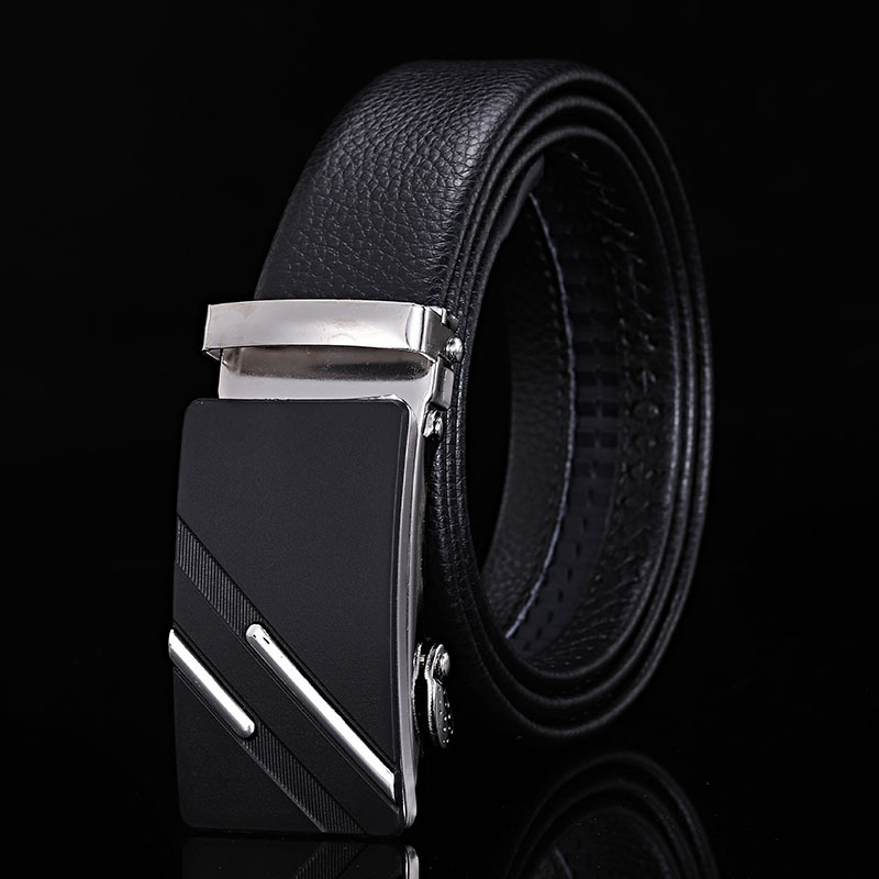 Fashionable Business Men's Bel - огляд і ціна Leather Work Jeans
