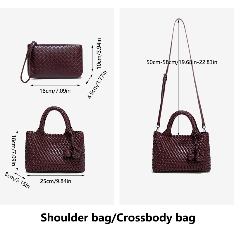 Woven Shopper Bag Fashionable  - огляд і ціна Leatherwork Wallet