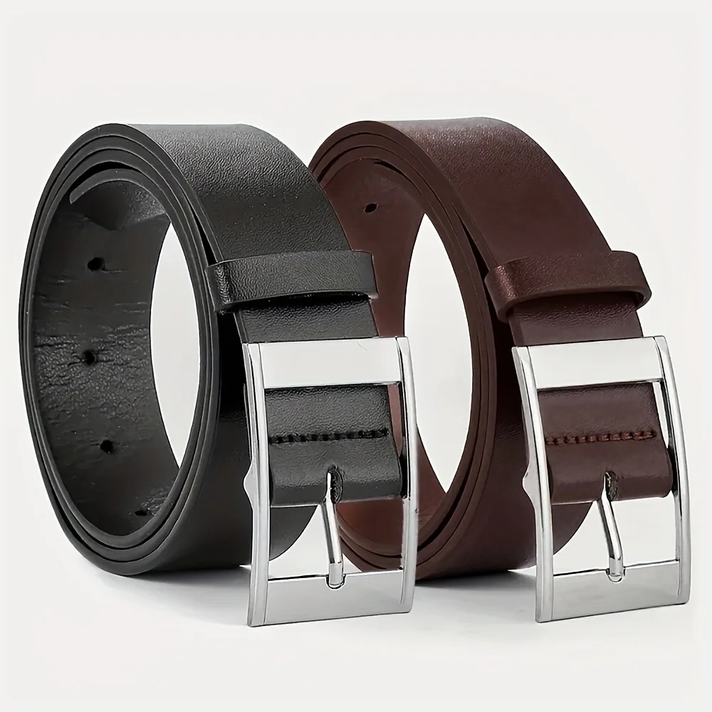 New Luxury Belt for Men PU Lea - огляд і ціна Leather Work Jeans