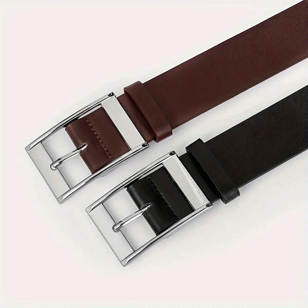 New Luxury Belt for Men PU Lea - огляд і ціна Leather Work Jeans