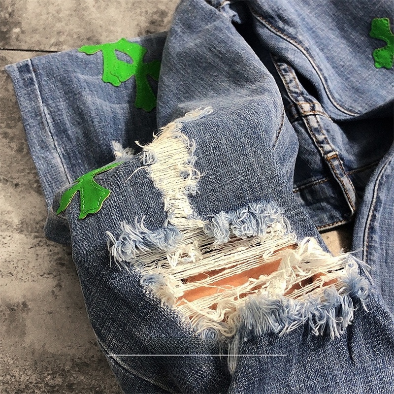 Street Sle Ripped Denim Jeans  - огляд і ціна Leather Work Jeans