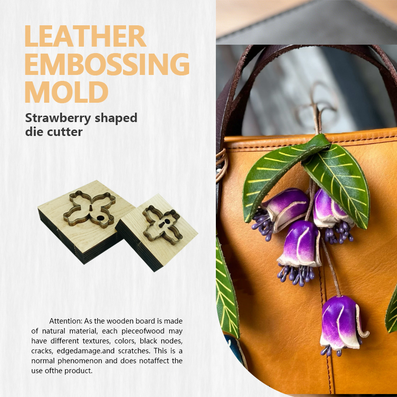 Large And Small Bell Flower Le - огляд і ціна Leatherwork Knives