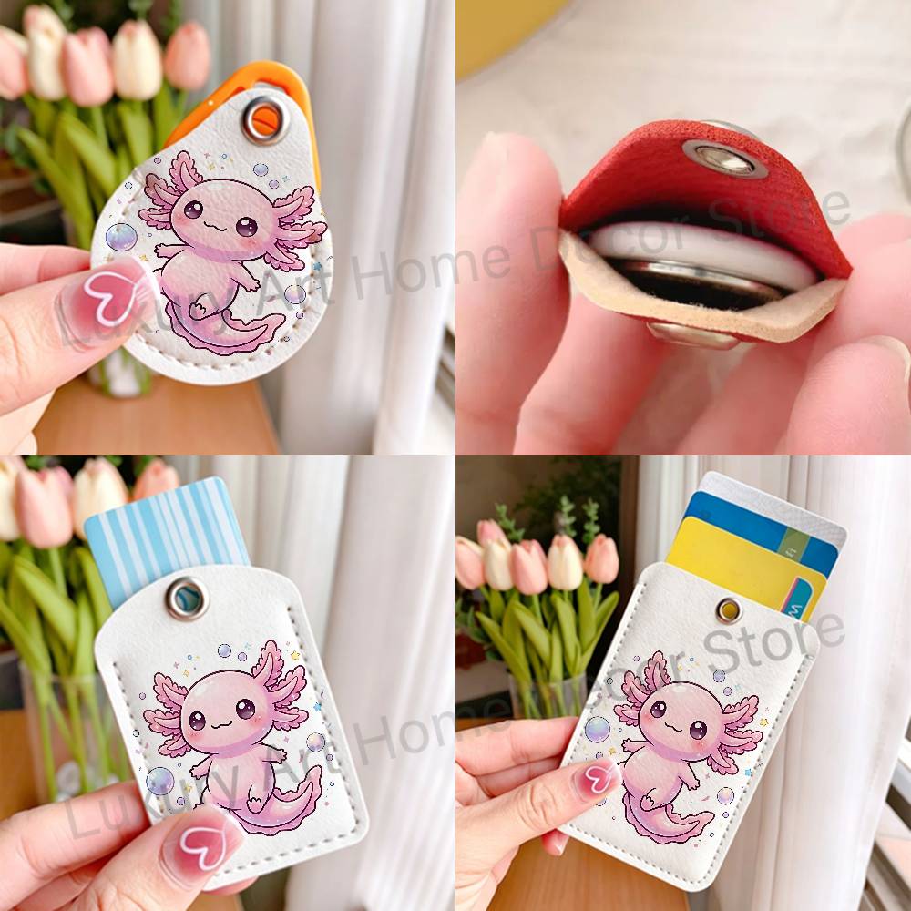 Cute pink A-Axolotl Cartoon Ho - огляд і ціна Leather Working