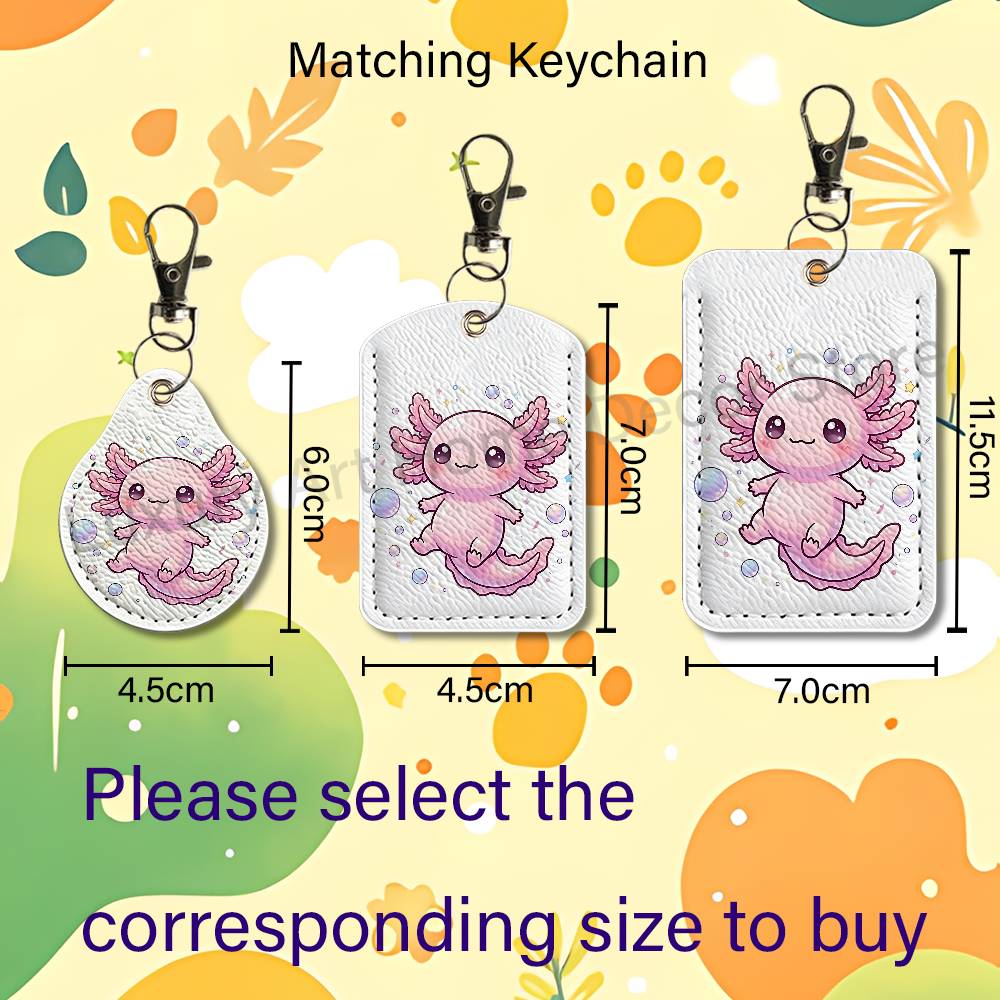 Cute pink A-Axolotl Cartoon Ho - огляд і ціна Leather Working