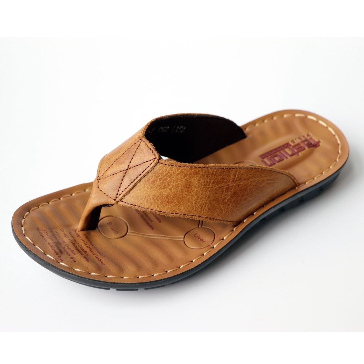 Summer Shoes Men Slippers Genu - огляд і ціна Leather Work Flats