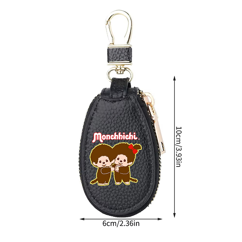 1pcs MONCHHICHI Leather Zipper - огляд і ціна Leatherwork Wallet