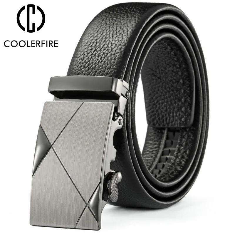 Belt Men Automatic Buckle Belt - огляд і ціна Leather Work Jeans