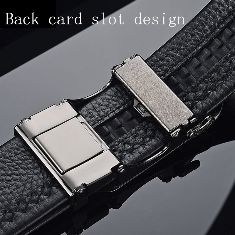 Belt Men Automatic Buckle Belt - огляд і ціна Leather Work Jeans