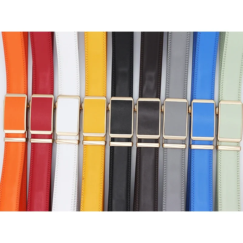 Men Genuine Leather Belt Busin - огляд і ціна Leather Work Jeans