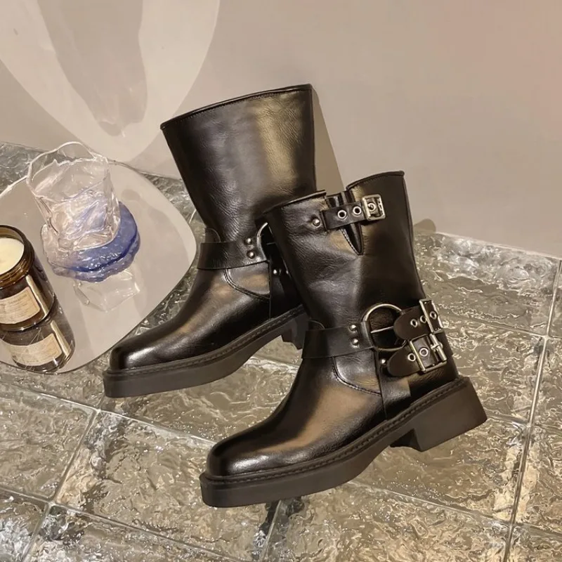 Women's Ankle Boots Autumn Wor - огляд і ціна Leather Work Western