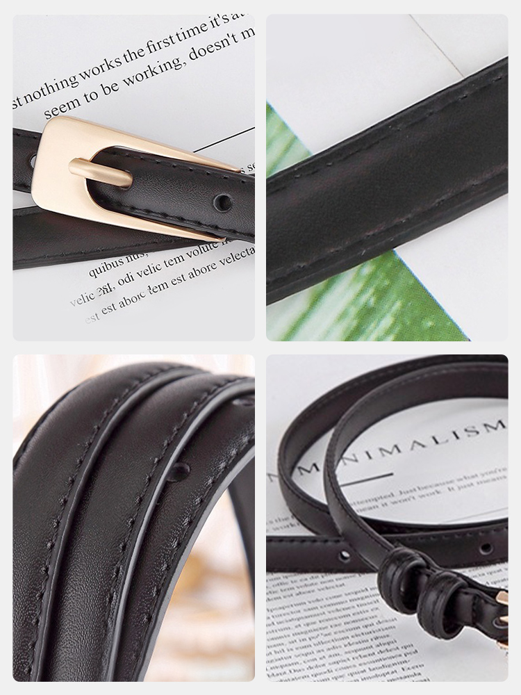 Women's Two Layer Leather Belt - огляд і ціна Leather Work Jeans