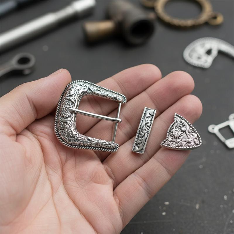 Three-Piece Belt Buckle Set Vi - огляд і ціна Belt Buckle Blank