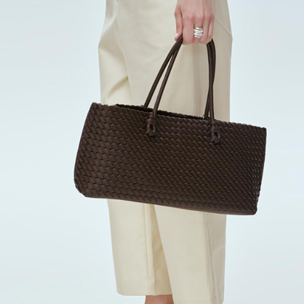 Woven Tote Bag Women Large Sho - огляд і ціна Leatherwork Wallet