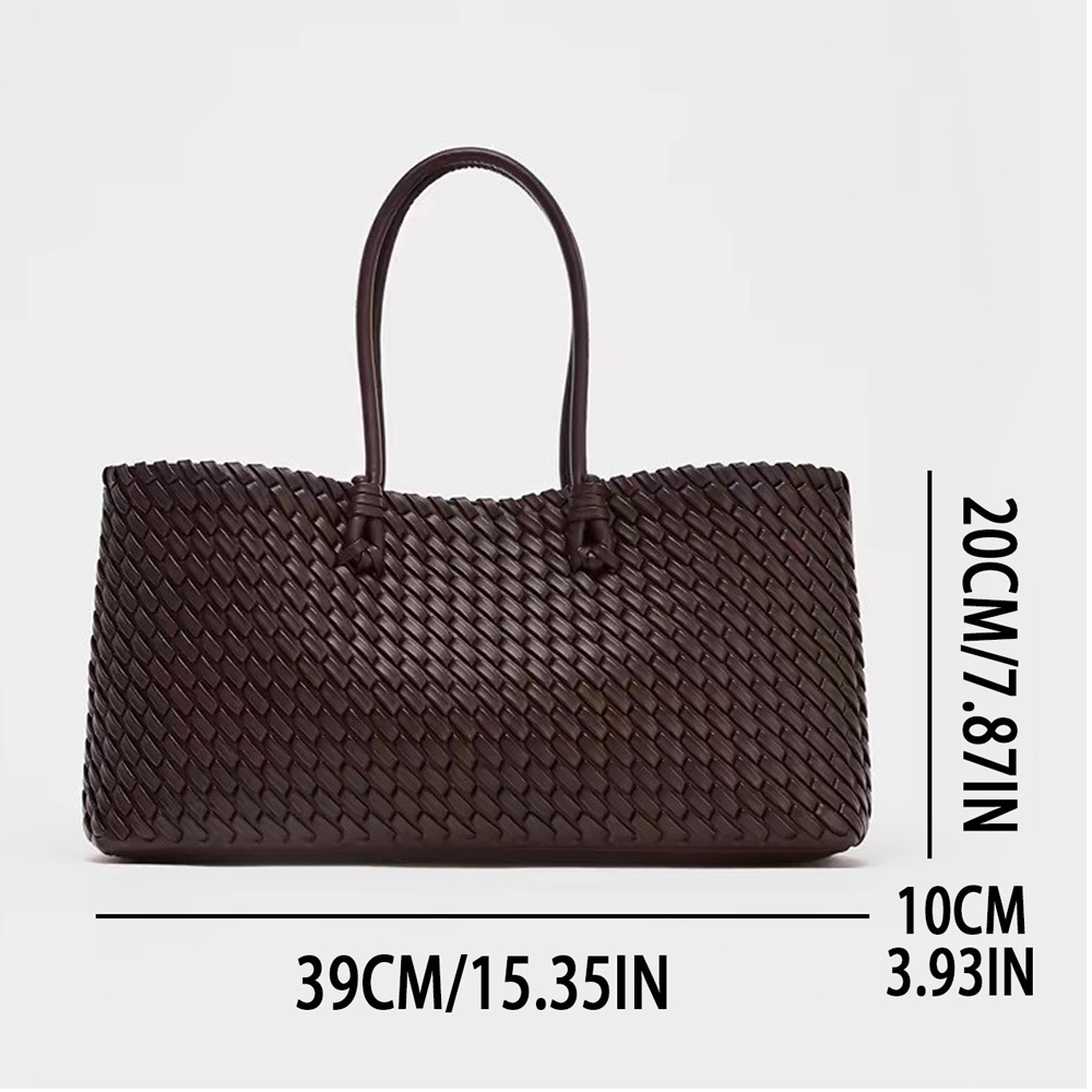 Woven Tote Bag Women Large Sho - огляд і ціна Leatherwork Wallet